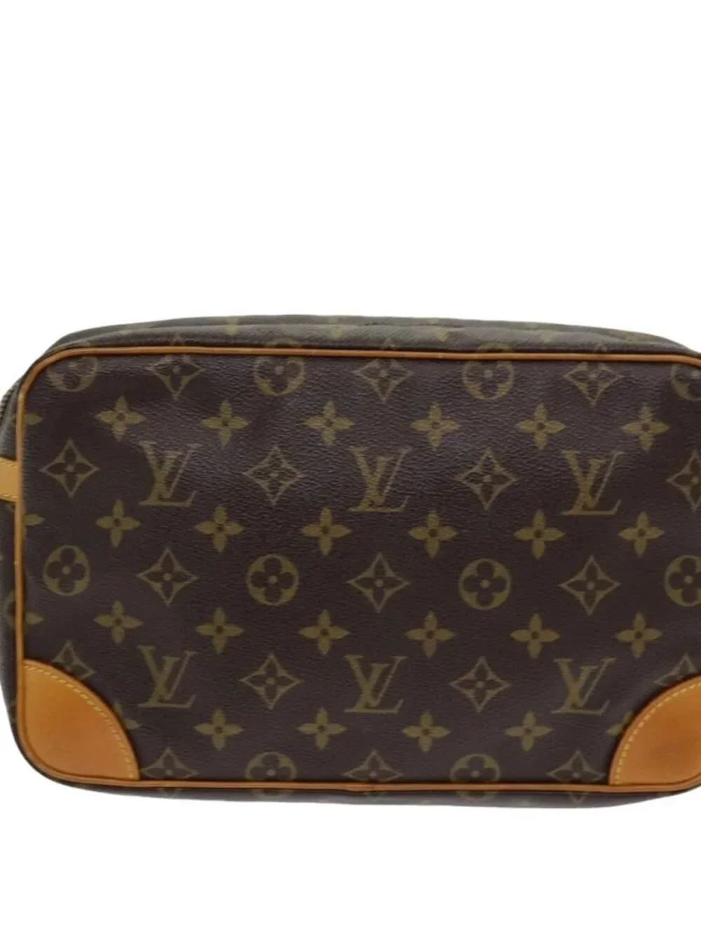 LOUIS VUITTON Monogram Compiegne 28 Clutch Bag M51845 LV Auth